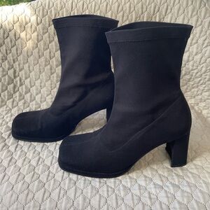Unlisted Elegant Black Heeled Boots